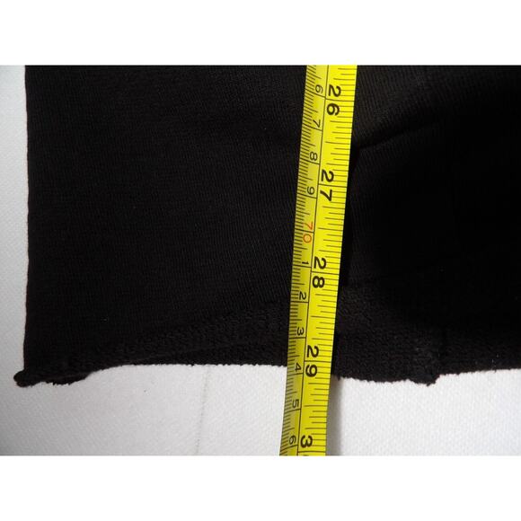 Vivian Shyu Black Cardigan Sweatshirt Medium Cinch Hem Open Tie Minimalist READ - Picture 12 of 16